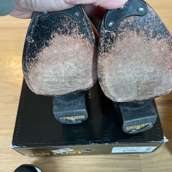 Dan Post Men’s Black Cherry Lizard boots - Picture 8 of 8